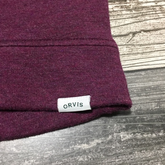 Orvis Classic Collection Sweatshirt Women’s S Purple Pullover Soft Modal Blend - Picture 6 of 8